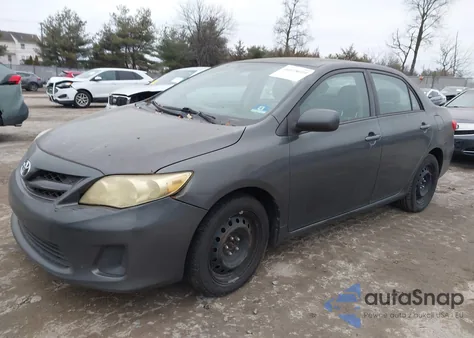 2012 Toyota Corolla Le z USA, uszkodzony, nr VIN 2T1BU4EE1CC913496